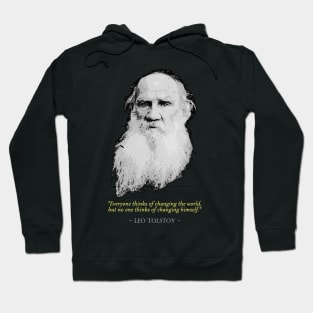 Leo Tolstoy Quote Hoodie